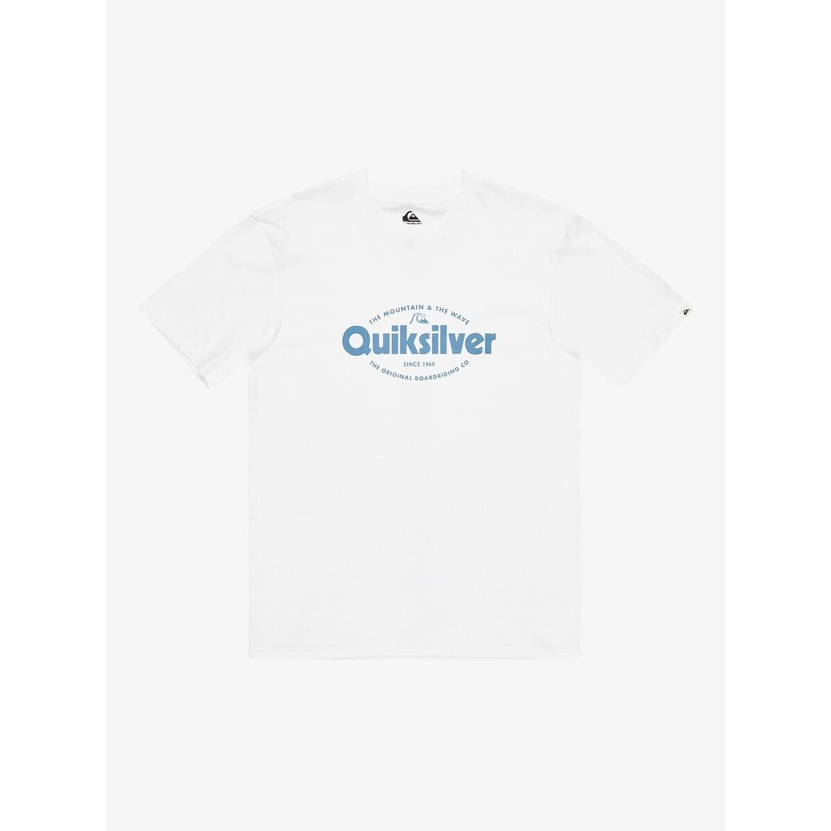T-shirt manches courtes gros logo blanc, QUIKSILVER