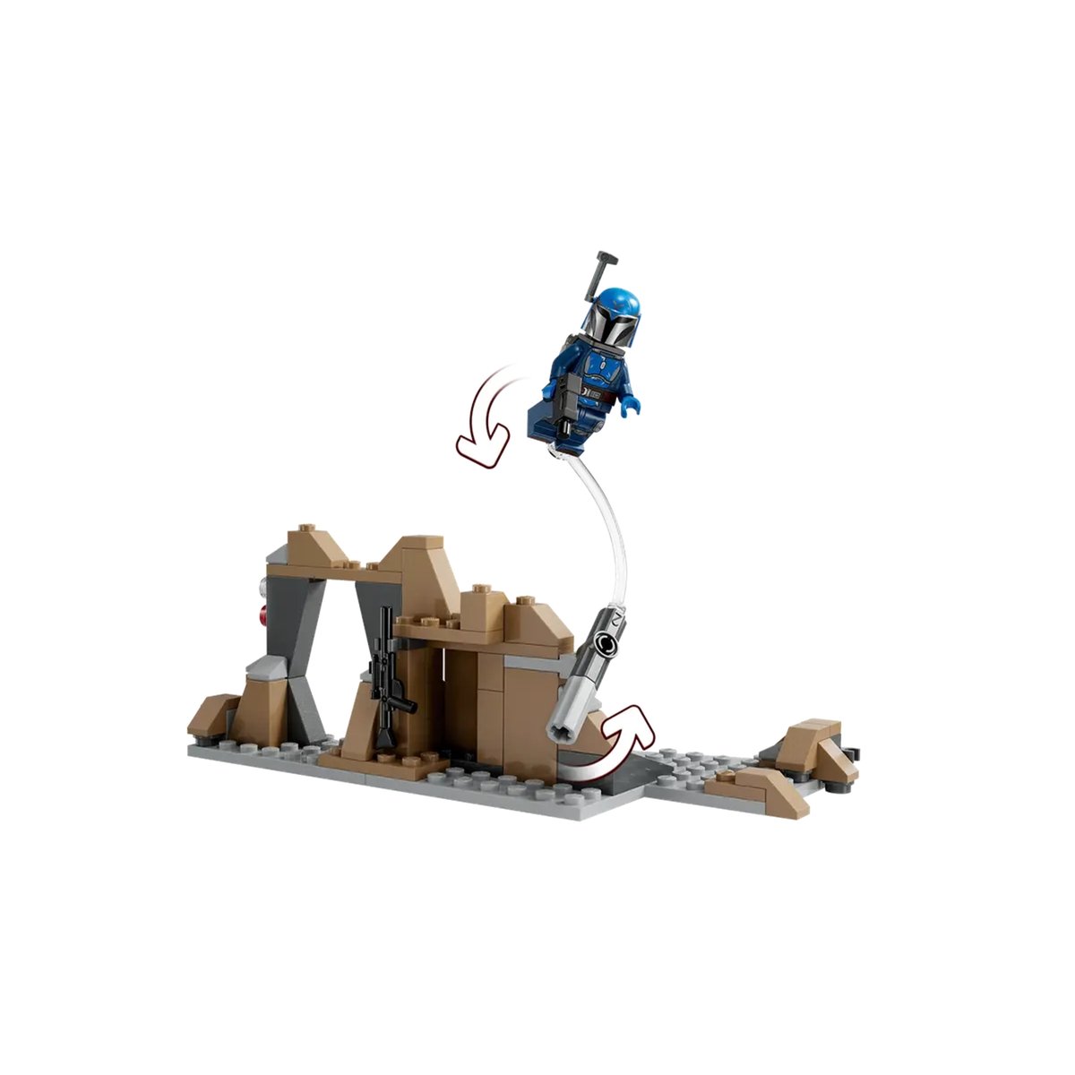 LEGO Star Wars - Set d'Aventure de l'Ambuscade sur Mandalore - 75373 multicolore, LEGO