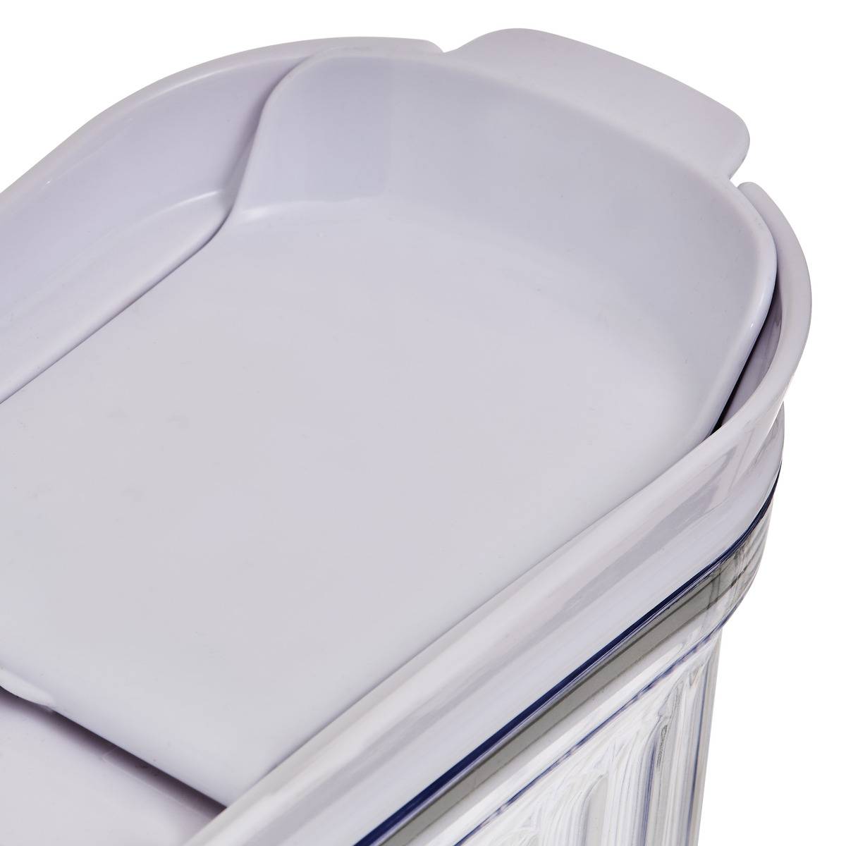 Boîte de conservation ovale 4,4L STREAKS transparent, 5FIVE SIMPLY SMART