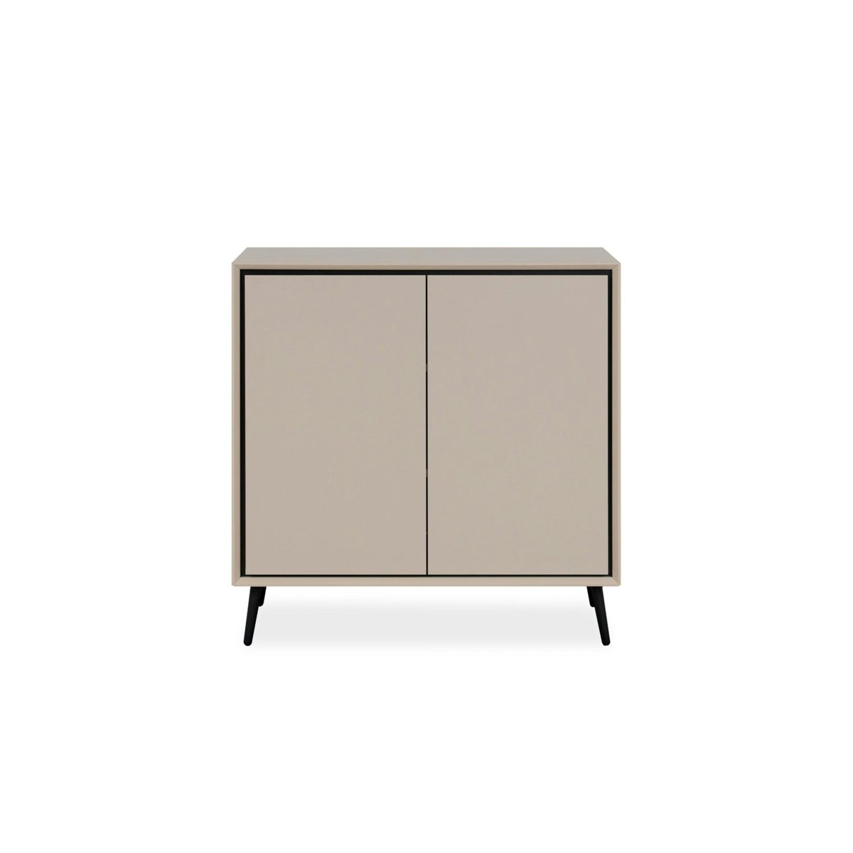 Petit buffet taupe 2 portes AVIO beige, PIER IMPORT