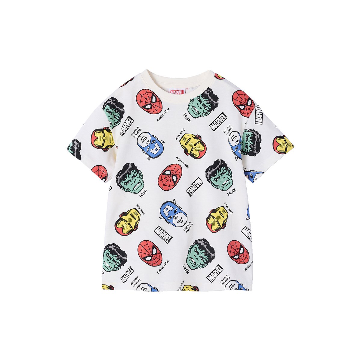 Pyjashort Avengers écru, VERTBAUDET