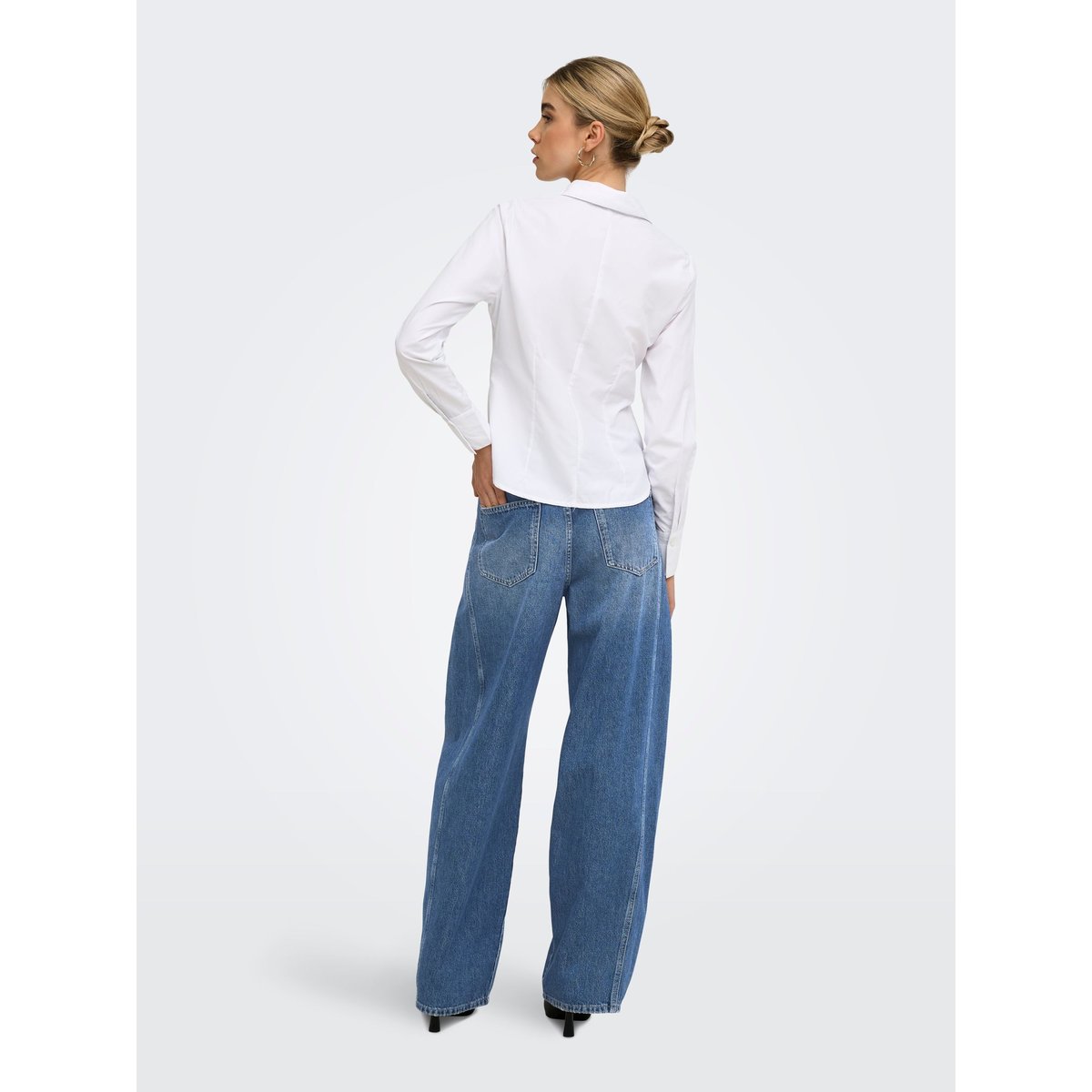 Jean À Jambe Large medium blue denim 1, ONLY