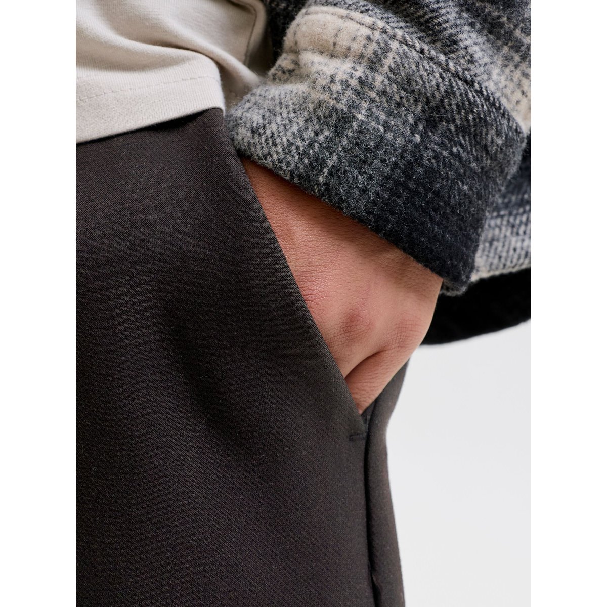 Pantalon Chino black 1, JACK & JONES JUNIOR