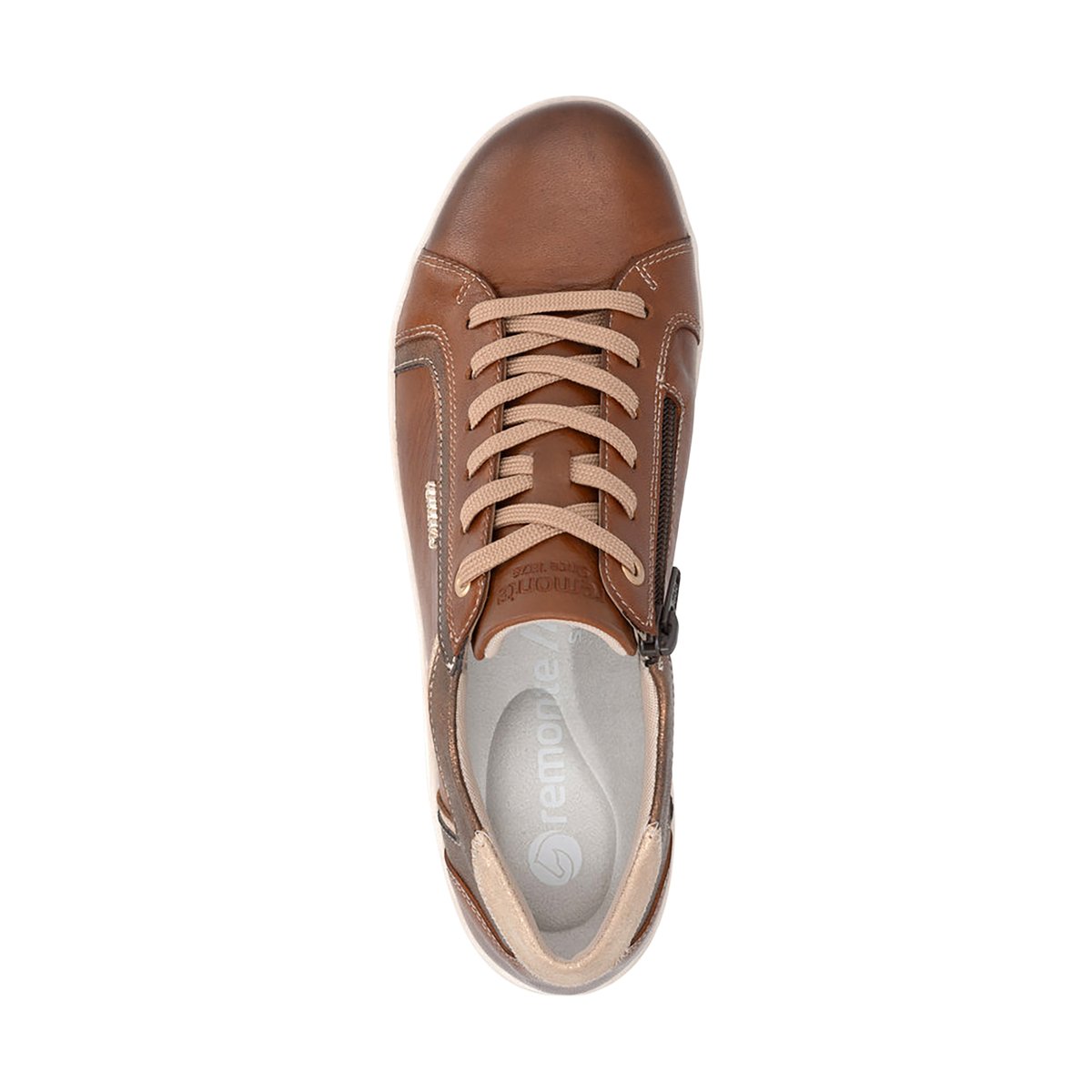 Basket Cuir marron comb, REMONTE