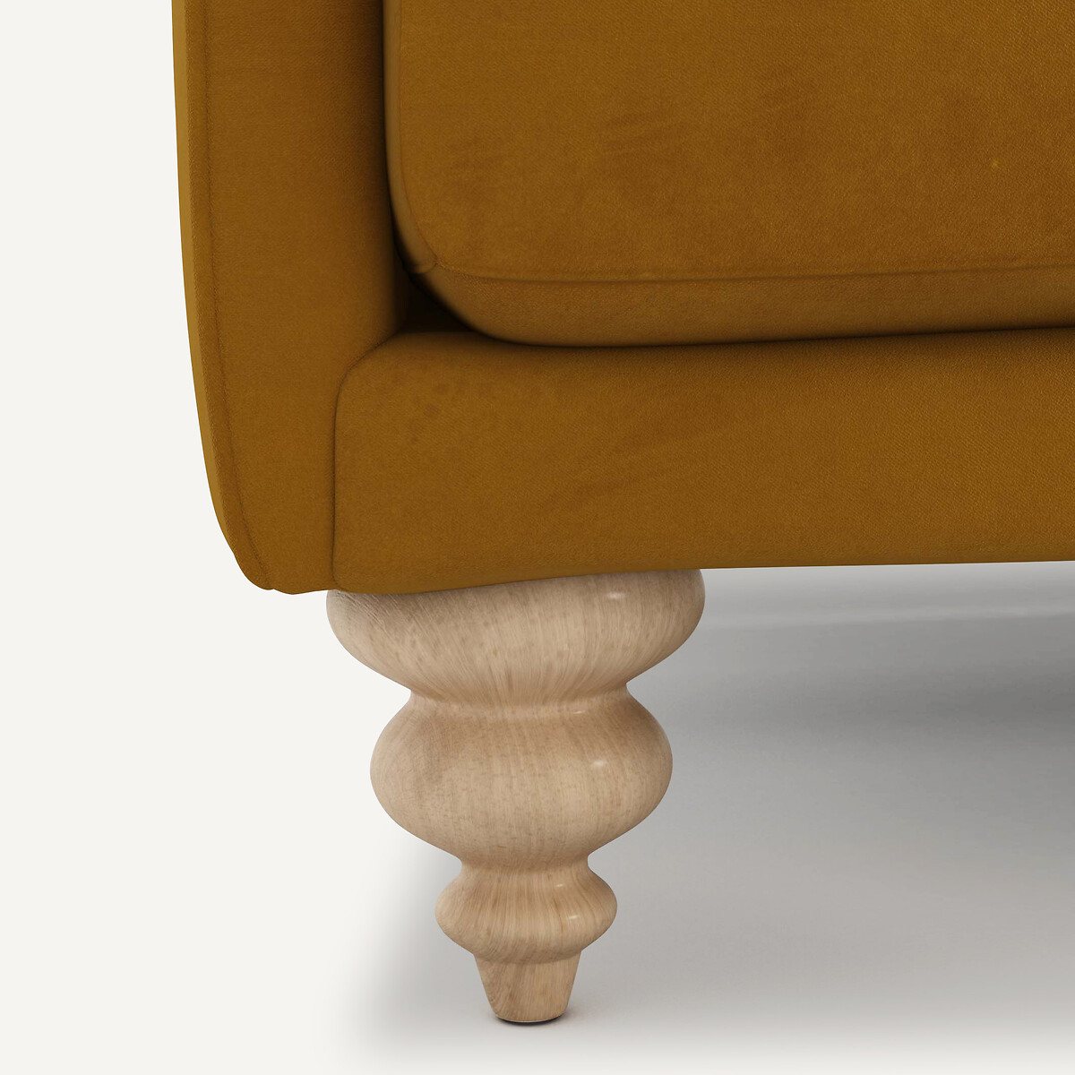 Sofa-Element Lazare, Samt senfgelb, AM.PM