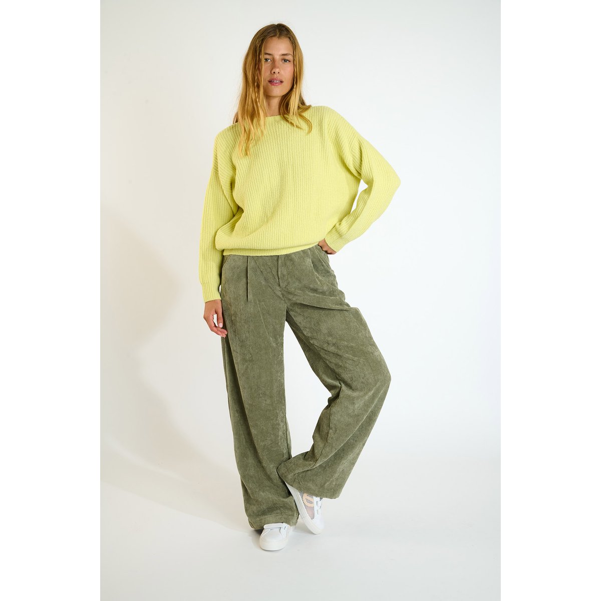 Pantalon Landon - SUTTON vert mousse, BANANA MOON