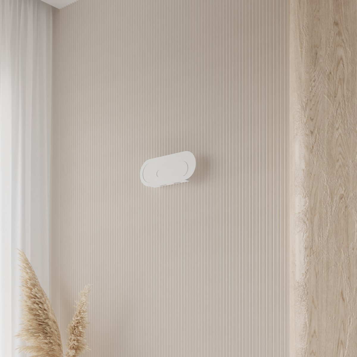 Applique Acier Blanc G9 2 Saccon blanc, EDEN