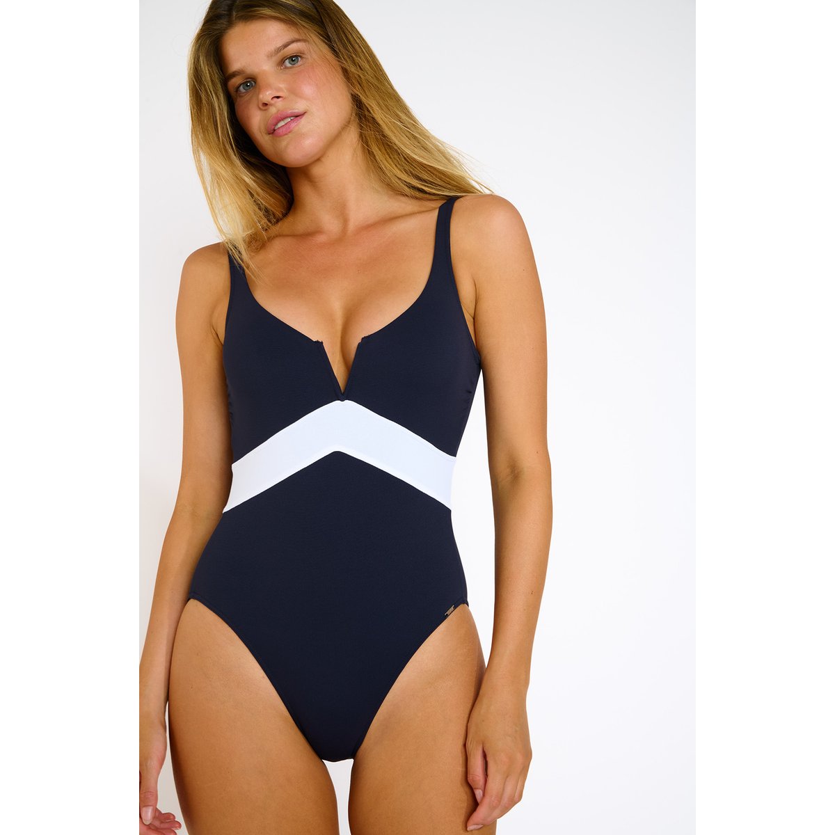 Maillot de bain 1 pièce Elmae - TAMARINDO bleu marine, LIVIA