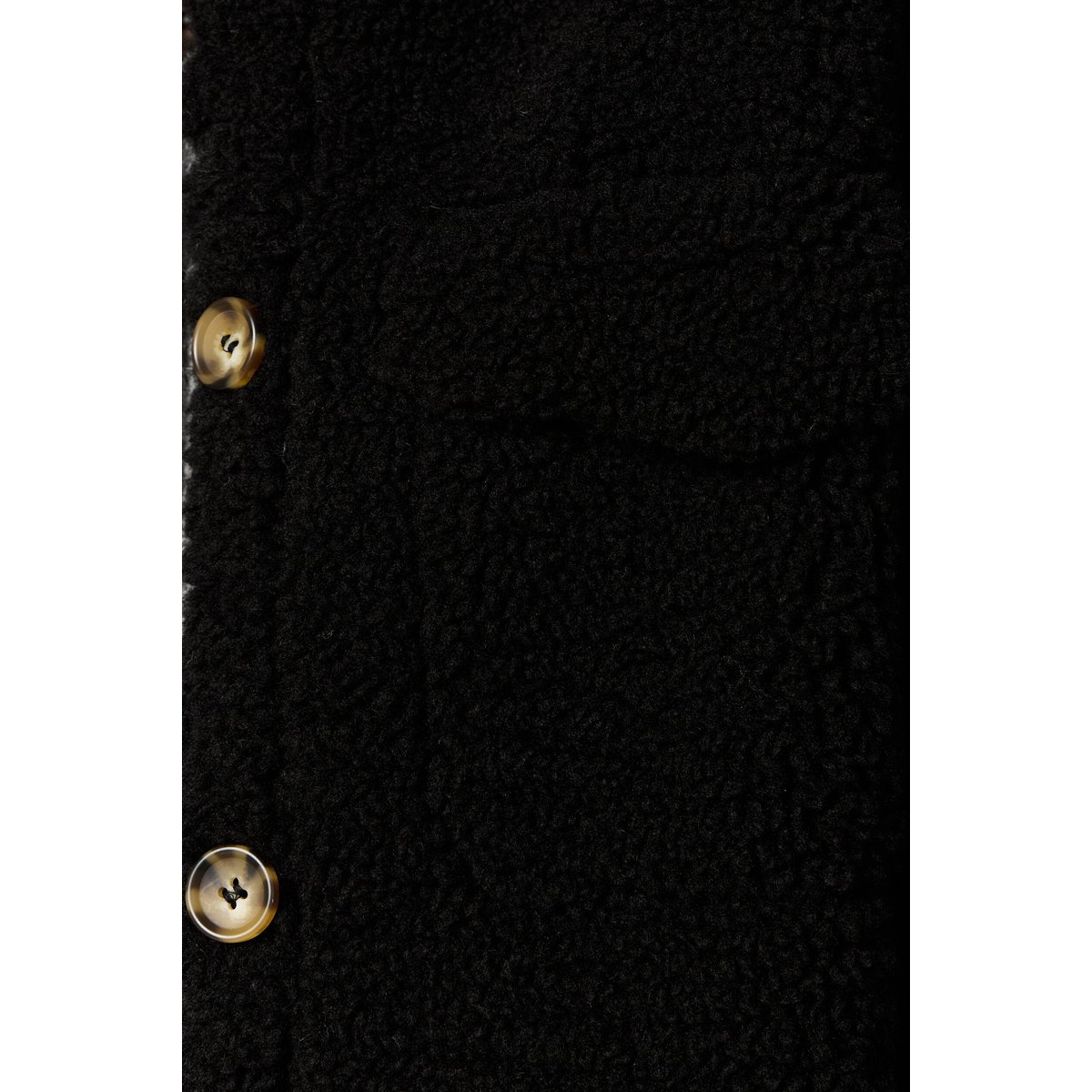 Manteau surchemise droit noir, BONOBO