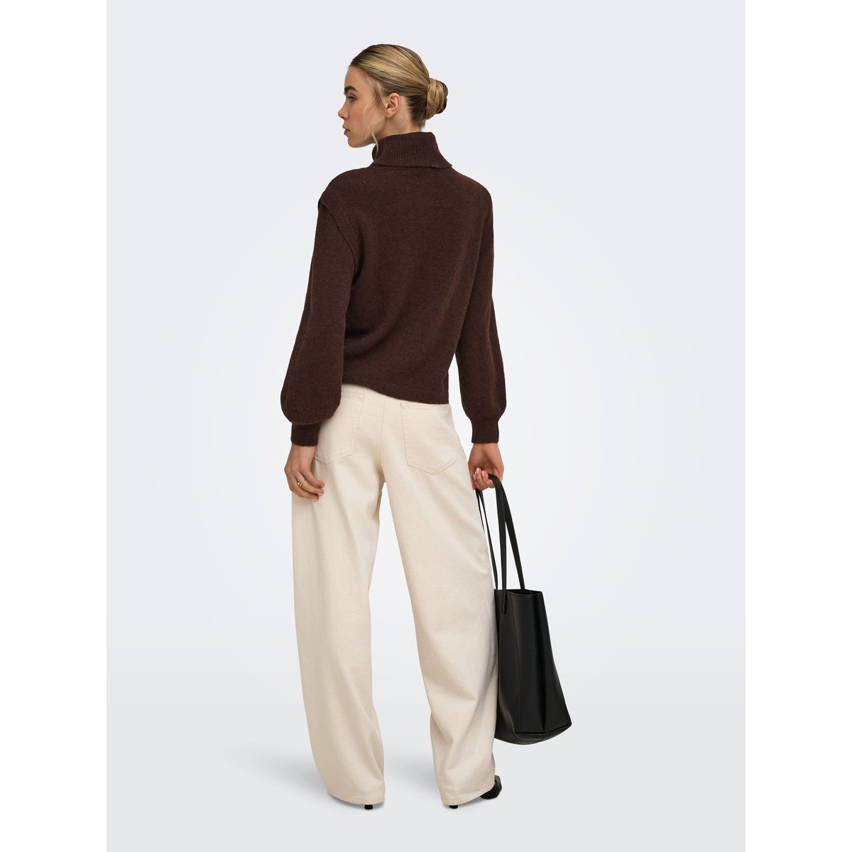 Pull En Maille marron - deep mahogany 1, ONLY