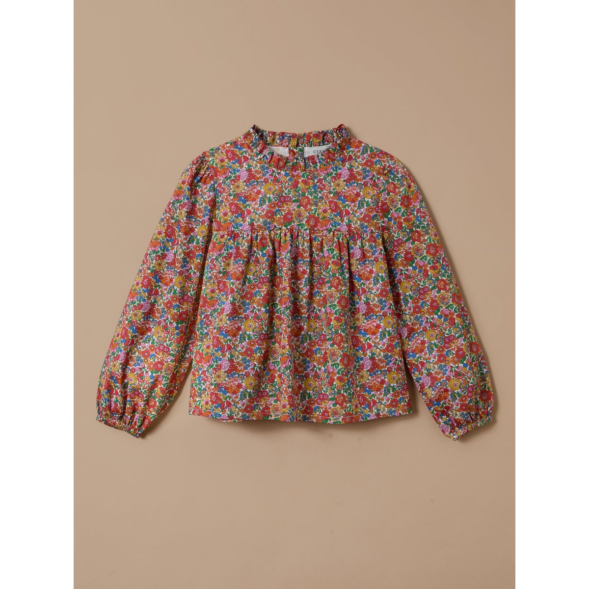 Blouse en tissu Liberty liberty annie and may rouge, CYRILLUS