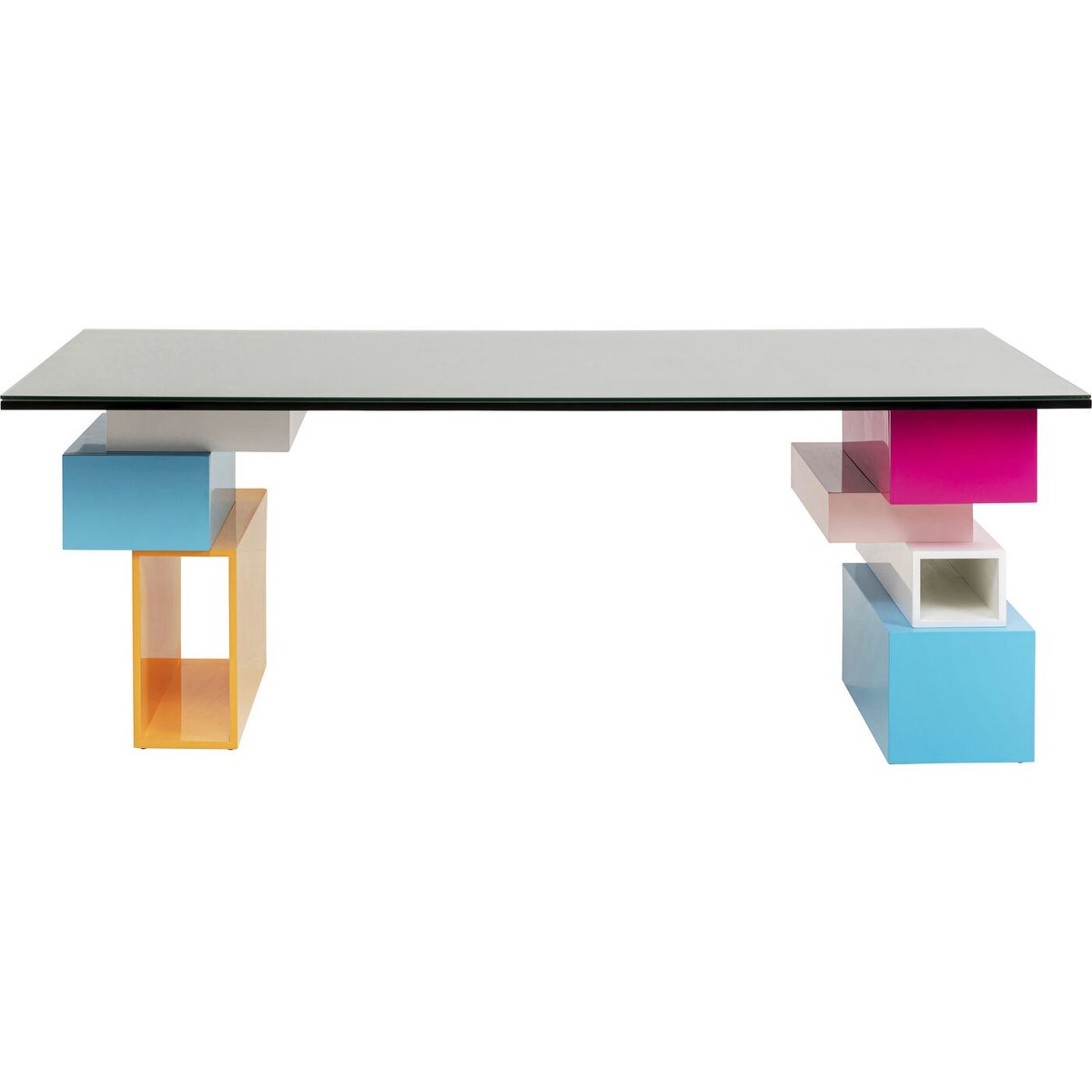 Bureau blocs de couleur, PIXEL multicolore, KARE DESIGN
