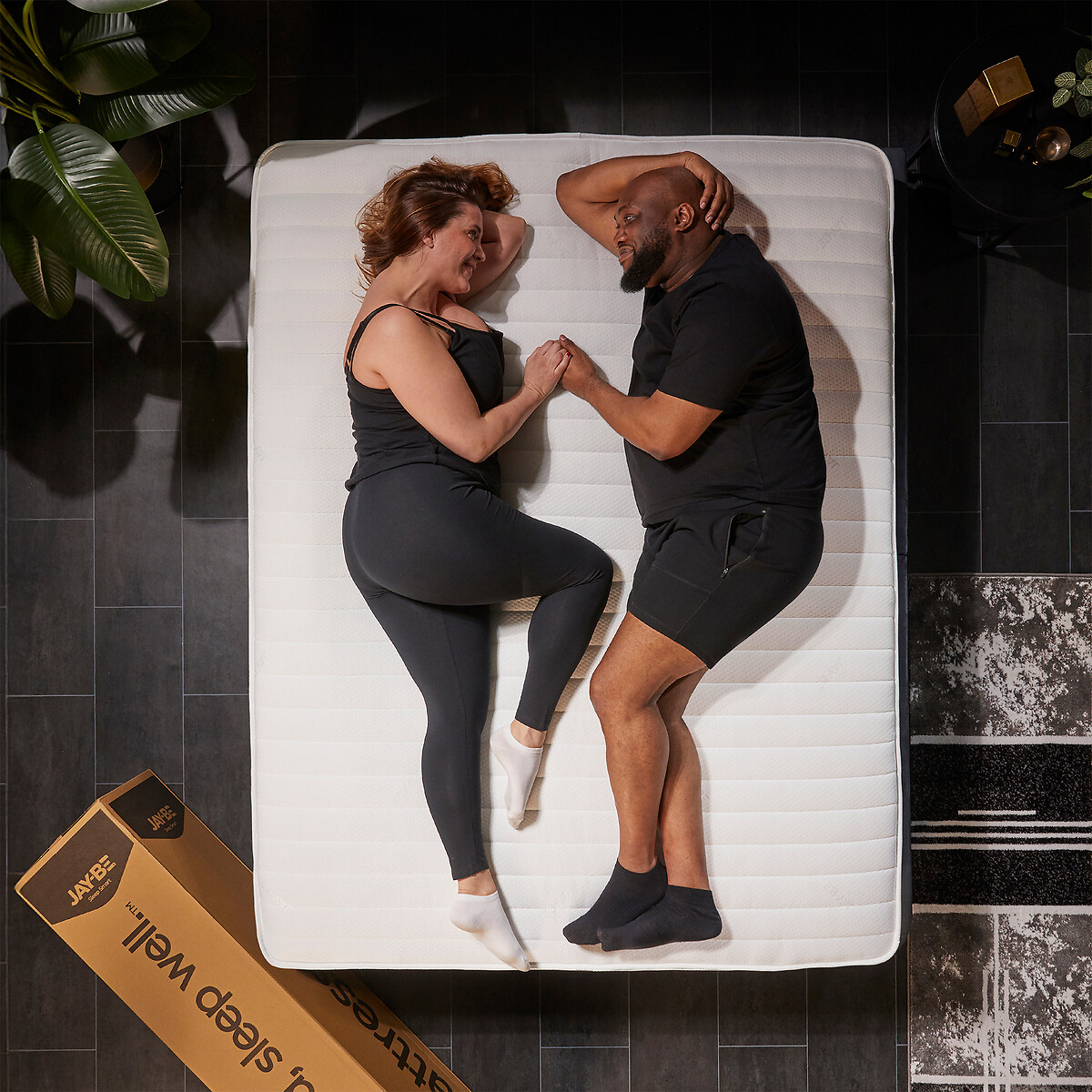 Jay-Be® Flex Ultra-Firm Sprung Mattress white/black, JAY-BE