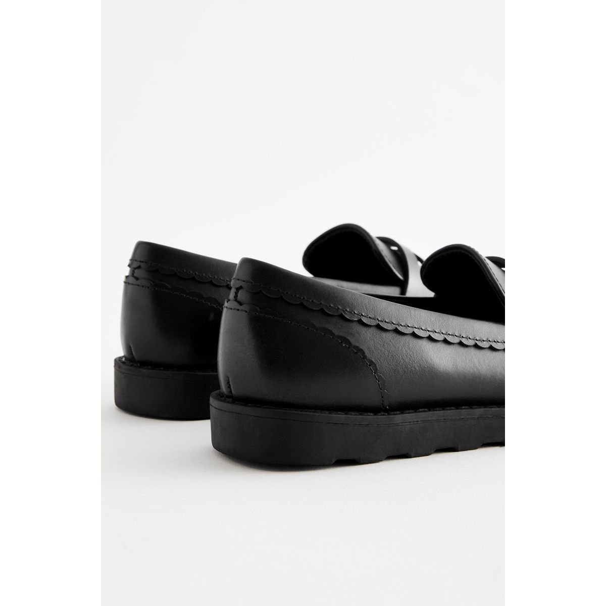 Mocassins d'école noir mat, NEXT