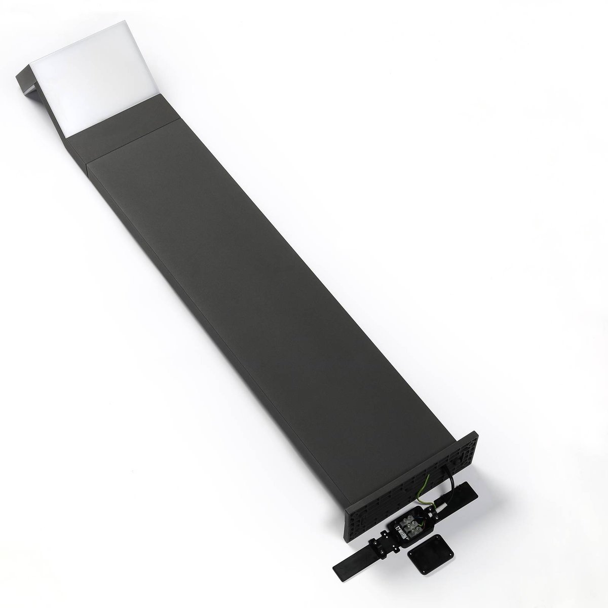 Luminaire extérieur en aluminium moderneLED gris foncé, ARCCHIO