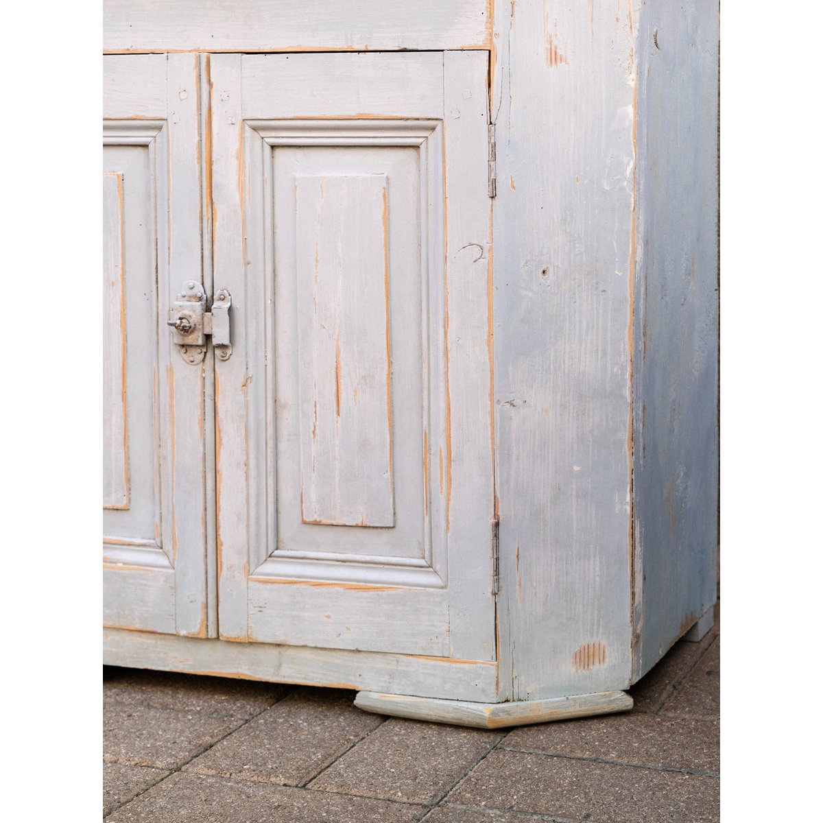 Confiturier en bois patiné bleu Gilbert N°1823 - Bon état bois clair, DEBONGOUT