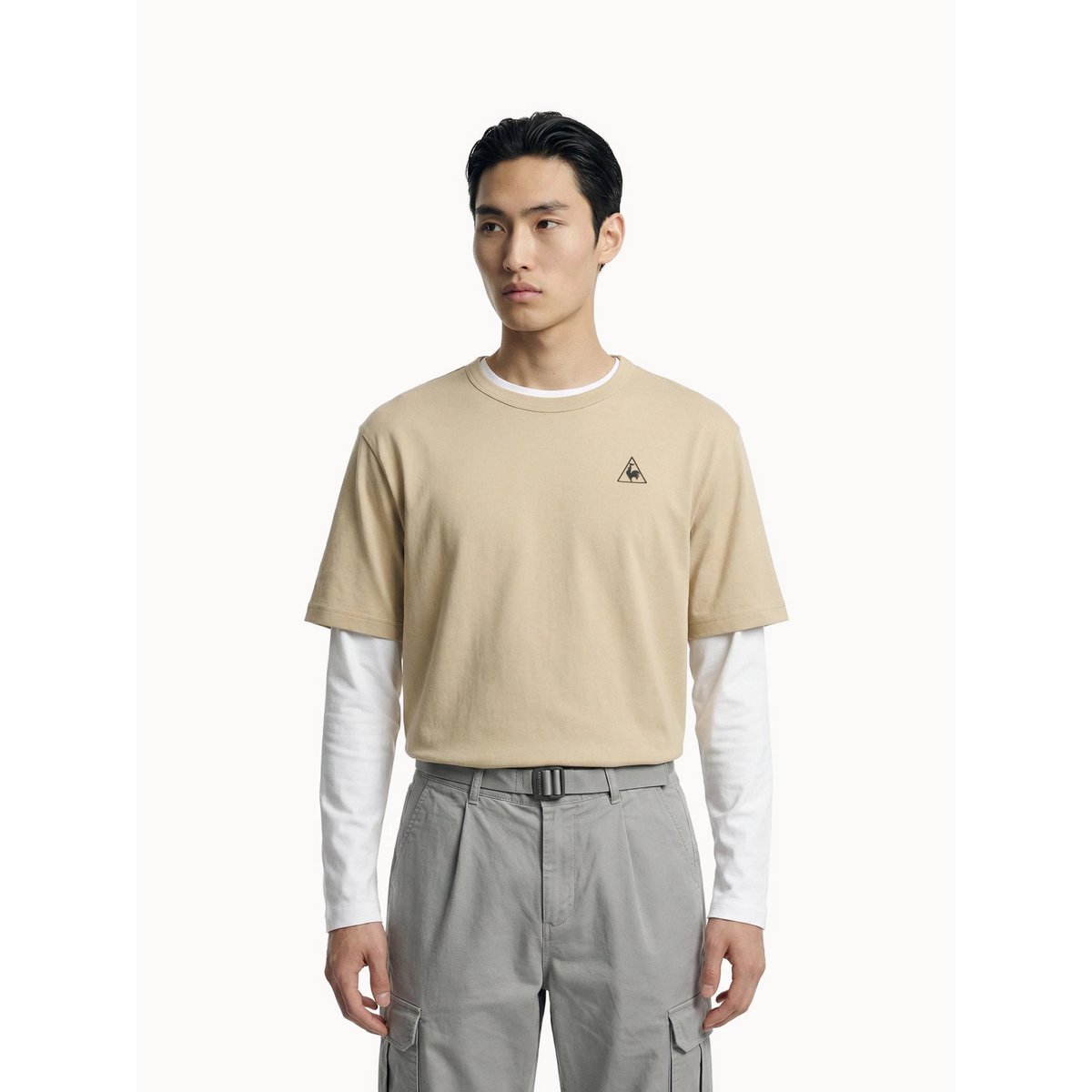 T-shirt oversize en jersey de coton safari, LE COQ SPORTIF