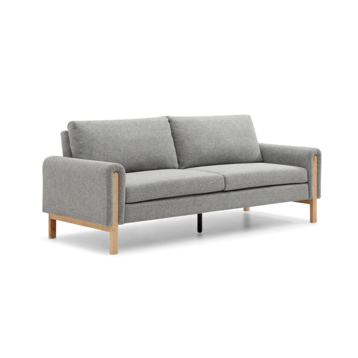 Quincy Textured Weave Click-Clack Sofa Bed grey, SO'HOME