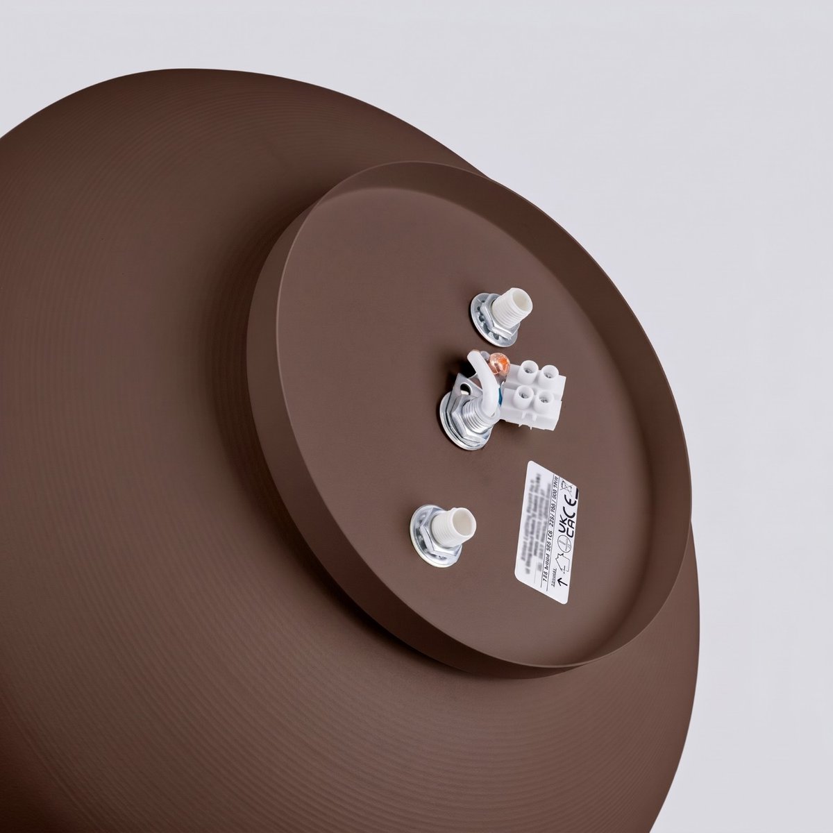 Plafonnier Acier Marron E27 4 OMIQ marron, EDEN