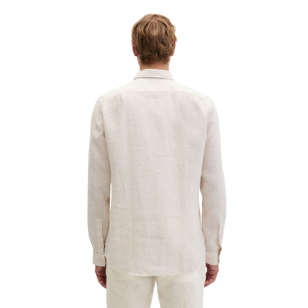 Chemise regular en lin de haute qualité marron, MARC O'POLO