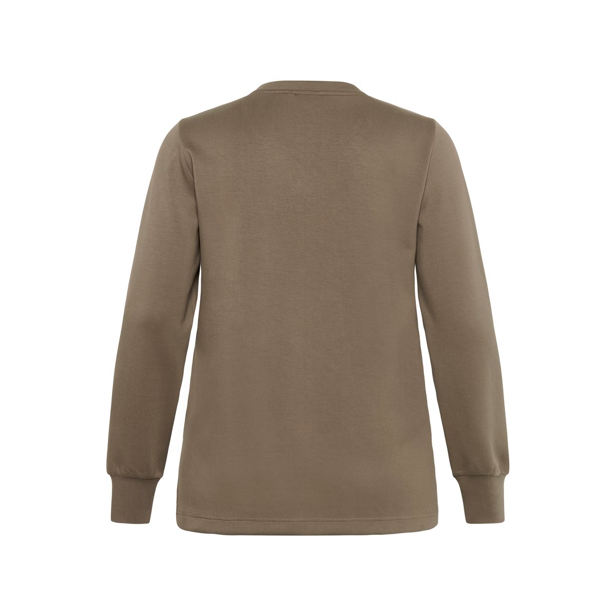 Sweatshirt marron morel, KAFFE CURVE