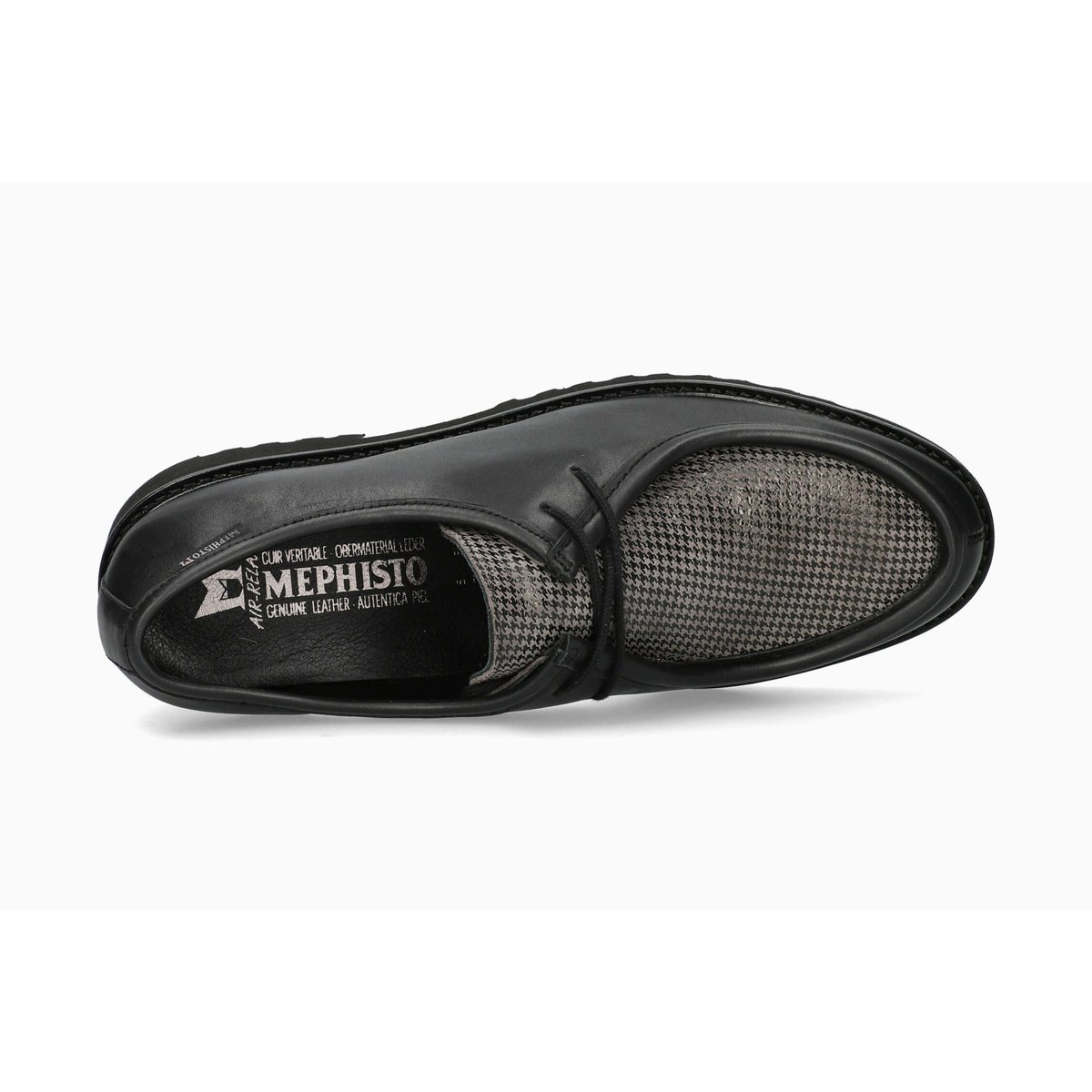 Derbies en cuir SONIE noir 33552, MEPHISTO
