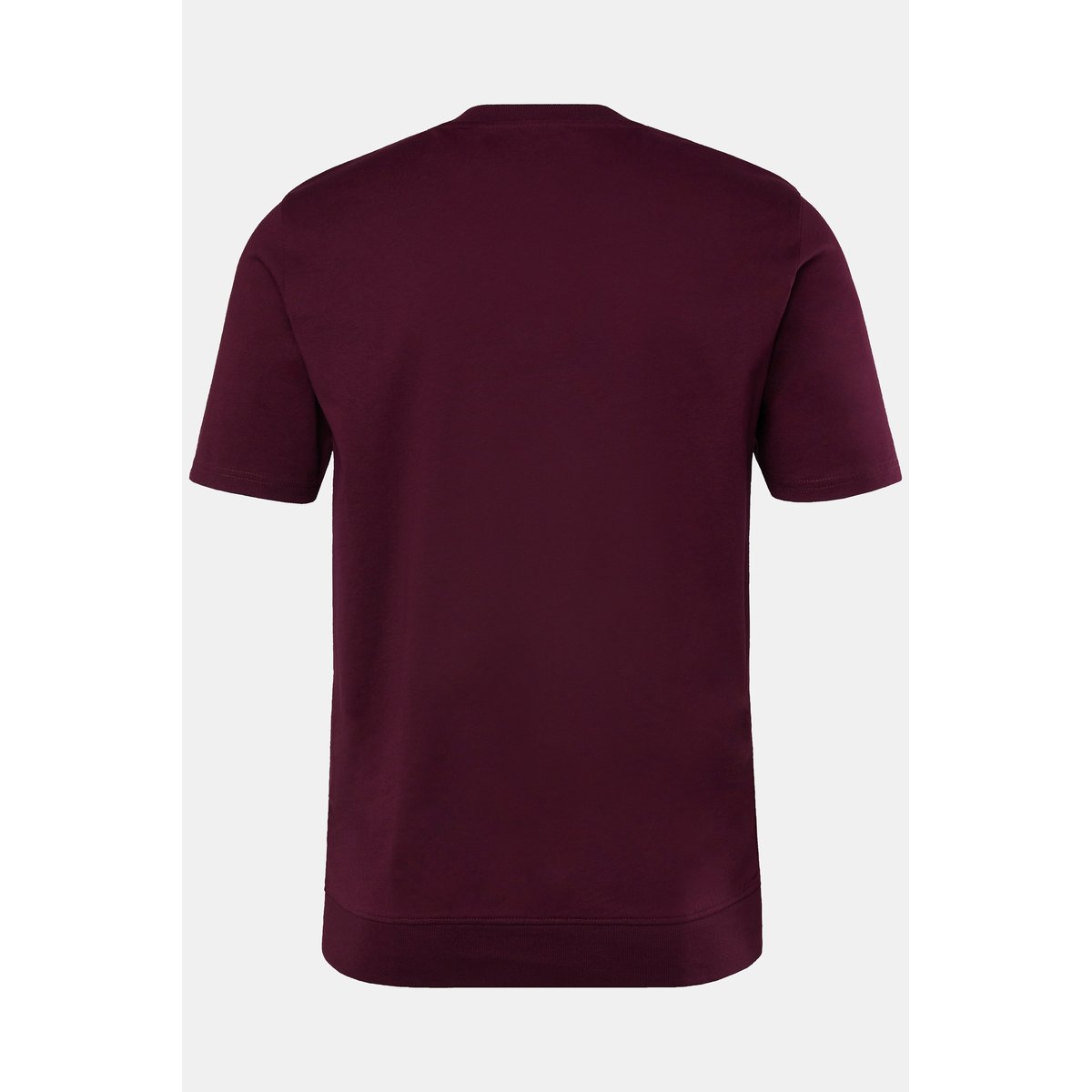 T-shirt Henley, ventre confort rouge vin foncé, JP1880