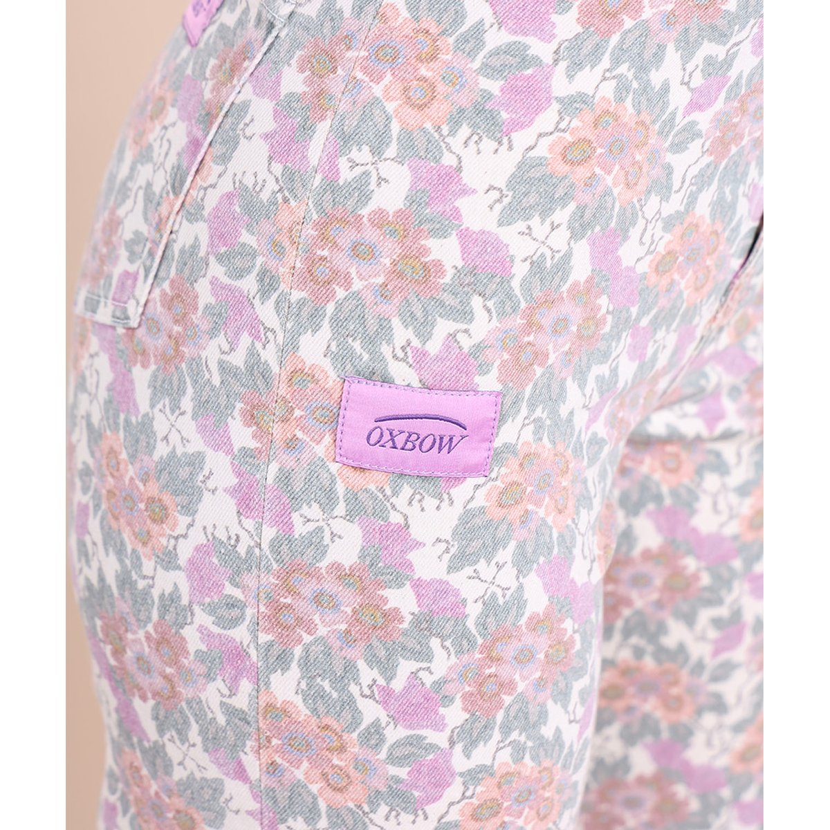 Pantalon imprimé en twill SANDLILY multicolore, OXBOW