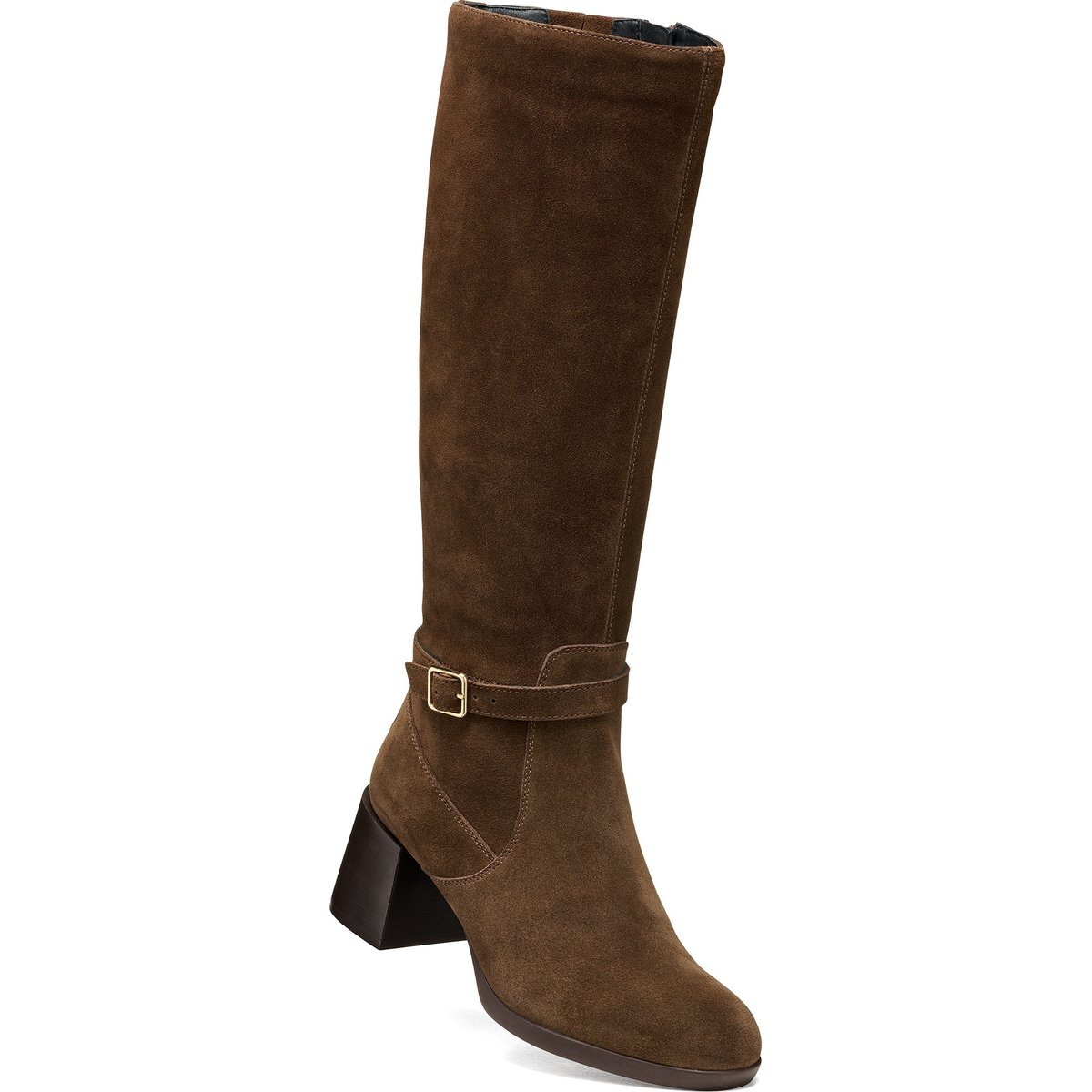 Bottes  D WALK PLEASURE 55T marron foncé, GEOX