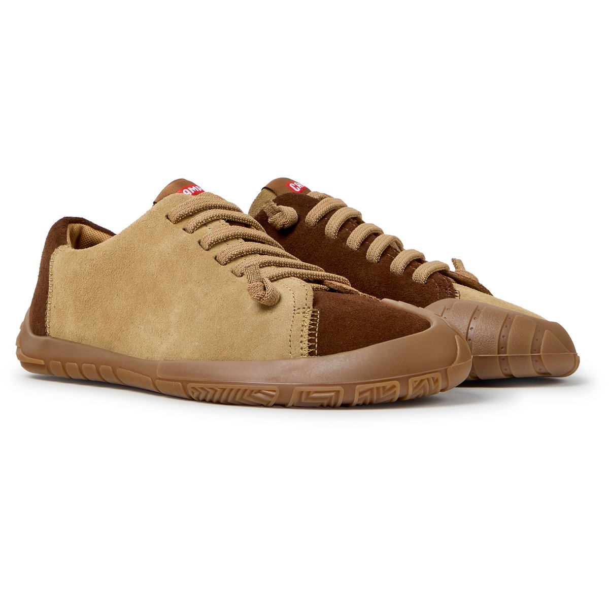 Baskets Peu Path+ Twins Suede Leather brun 014, CAMPER