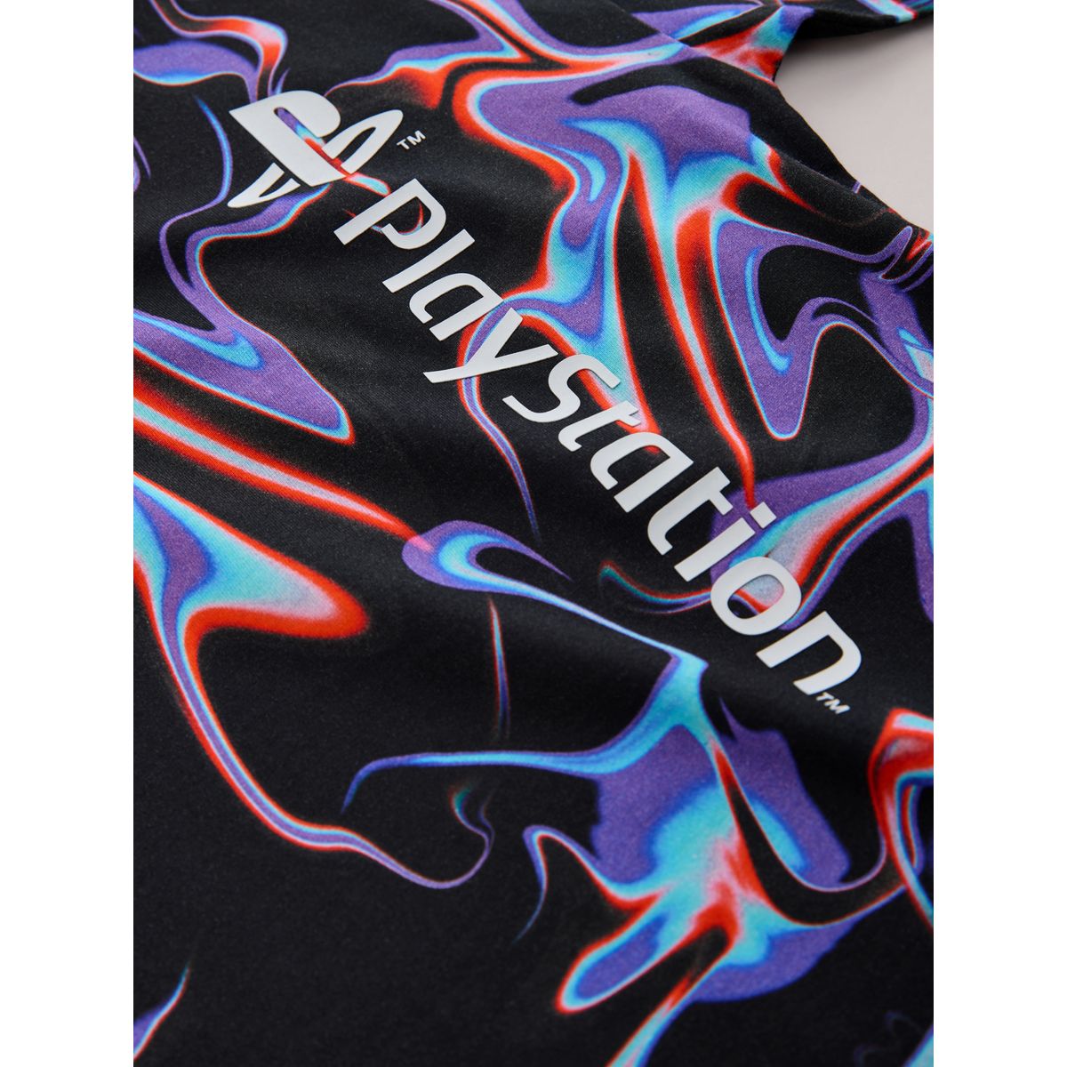 T-shirt manches courtes playstation en coton noir/multi, NEXT