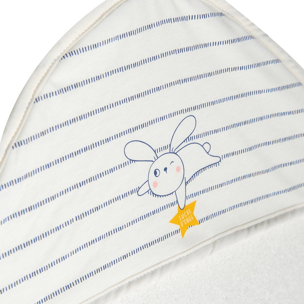 Cape de bain lapin febus beige, SUCRE D'ORGE