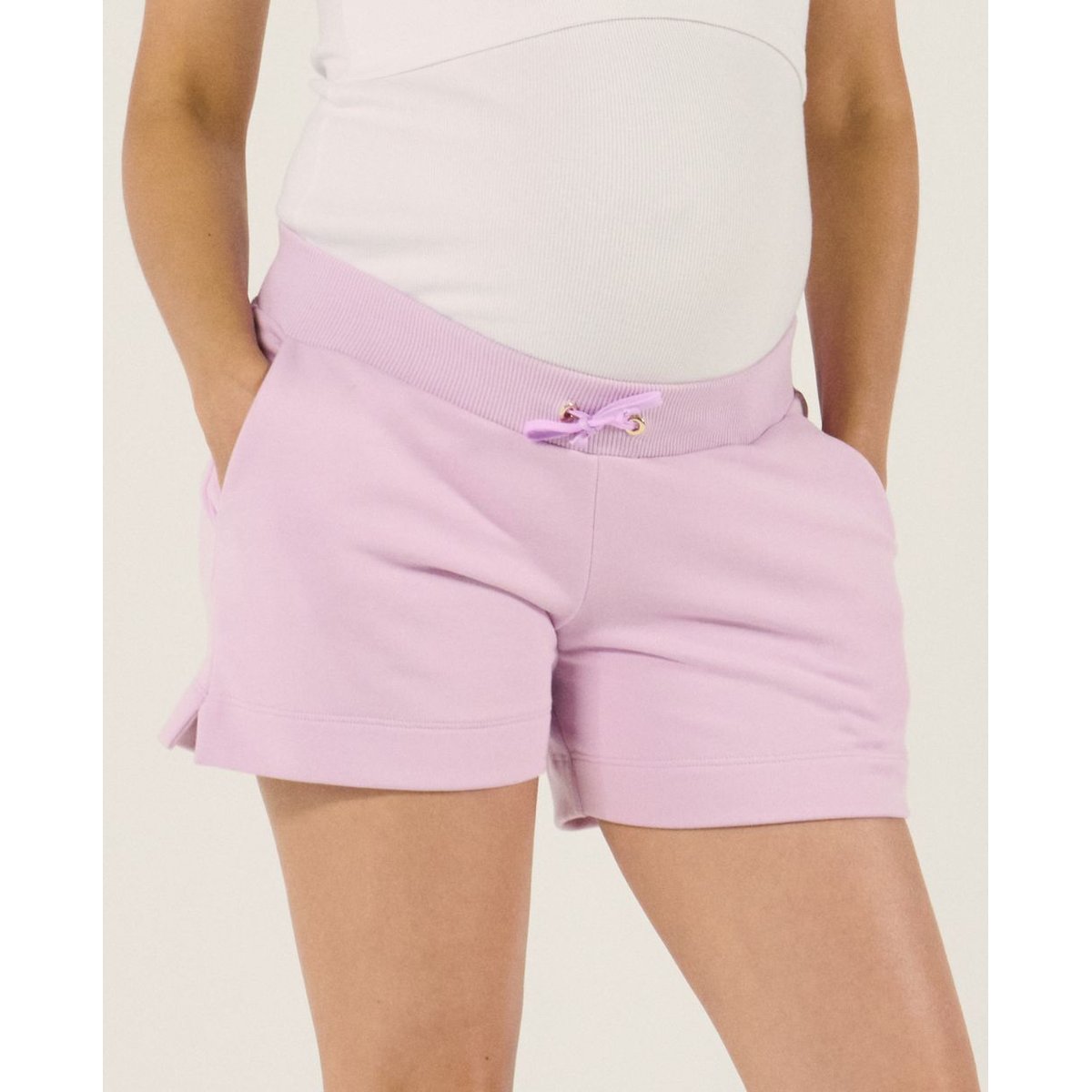 Short de grossesse et d'allaitement Coconut lila, CACHE COEUR
