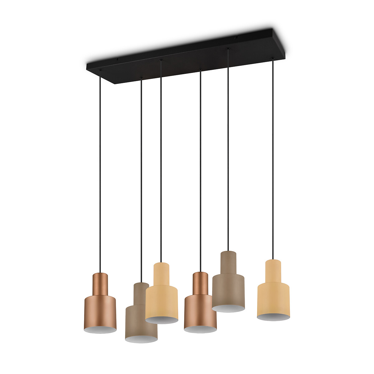 Candeeiro de teto Agudo, TRIO Lighting castanho , TRIO LIGHTING