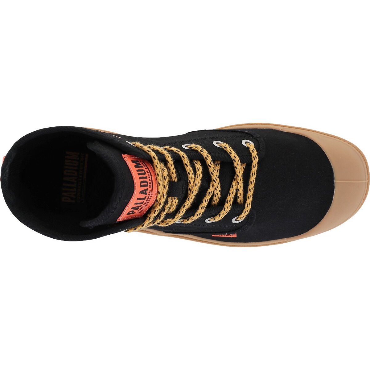 Baskets en coton noir, PALLADIUM