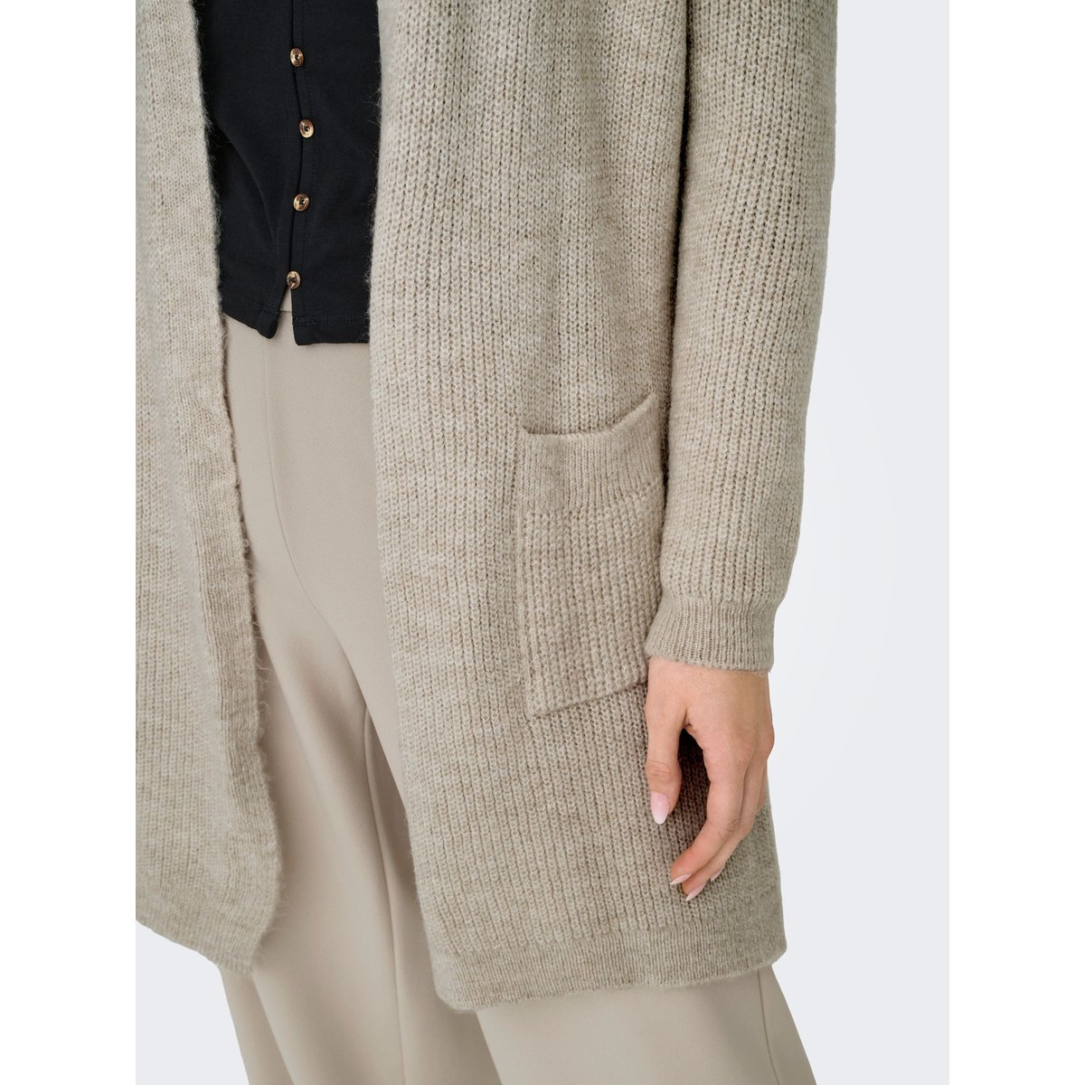 Cardigan whitecap gray 1, ONLY