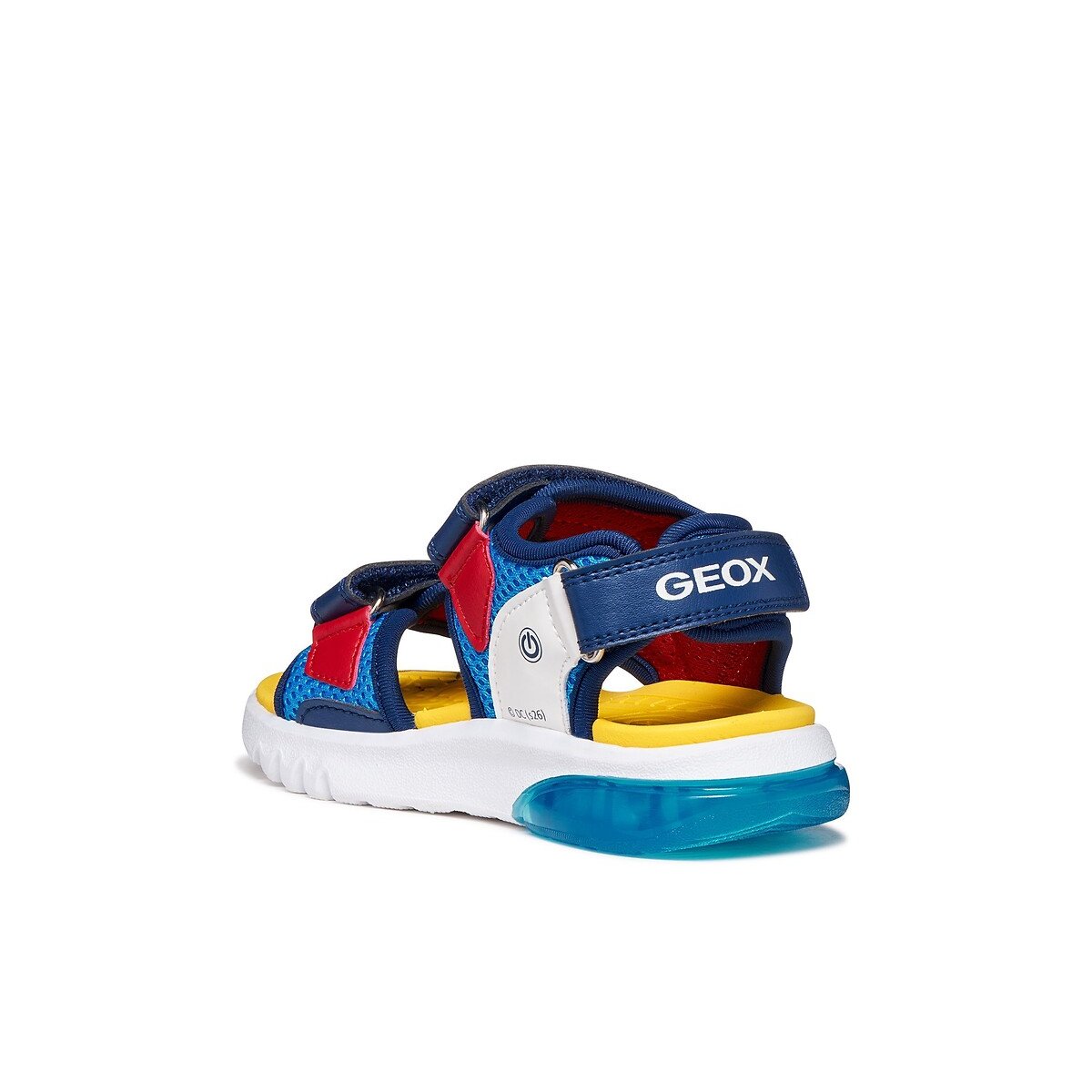 Kids Ciberdron X Superman LED Sandals blue/red, GEOX