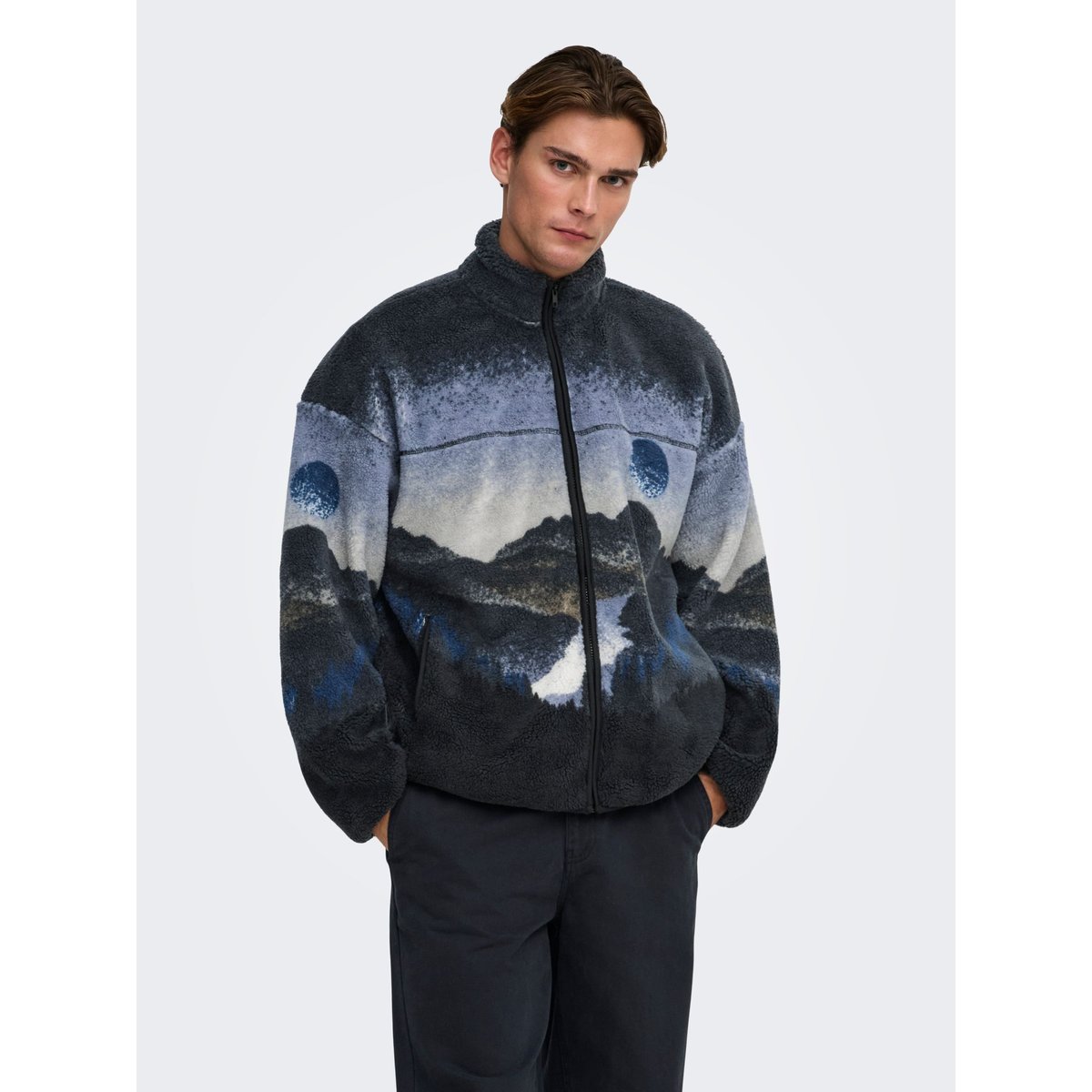 Sweat-Shirt En Polaire dark navy, ONLY & SONS