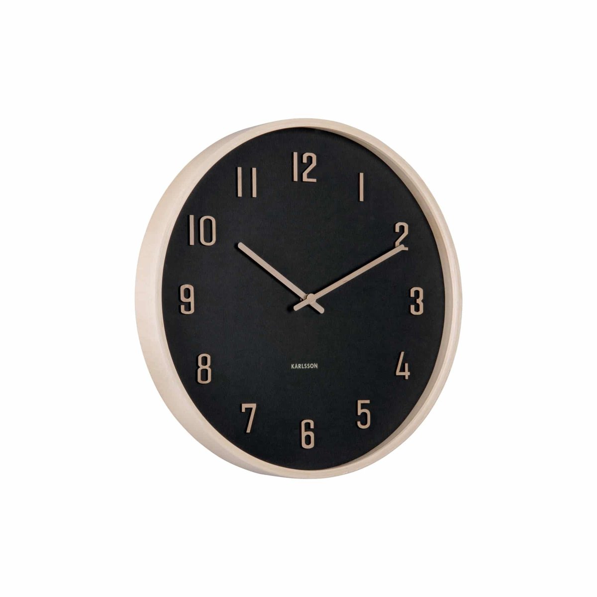 Horloge Murale Bois NERVADURA marron clair, KARLSSON