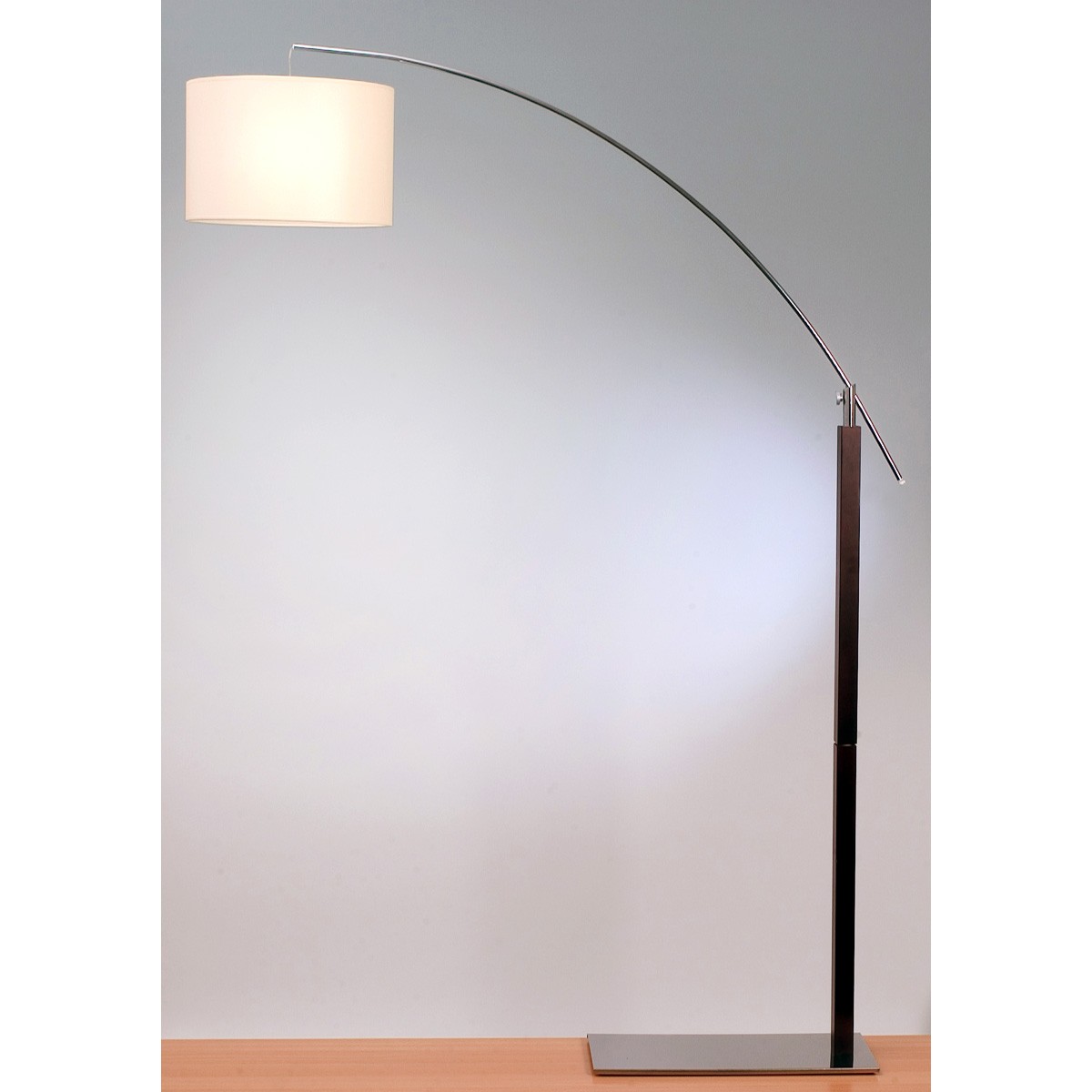 Lampadaire design en bois classique, RAINBOW marron, ALUMINOR