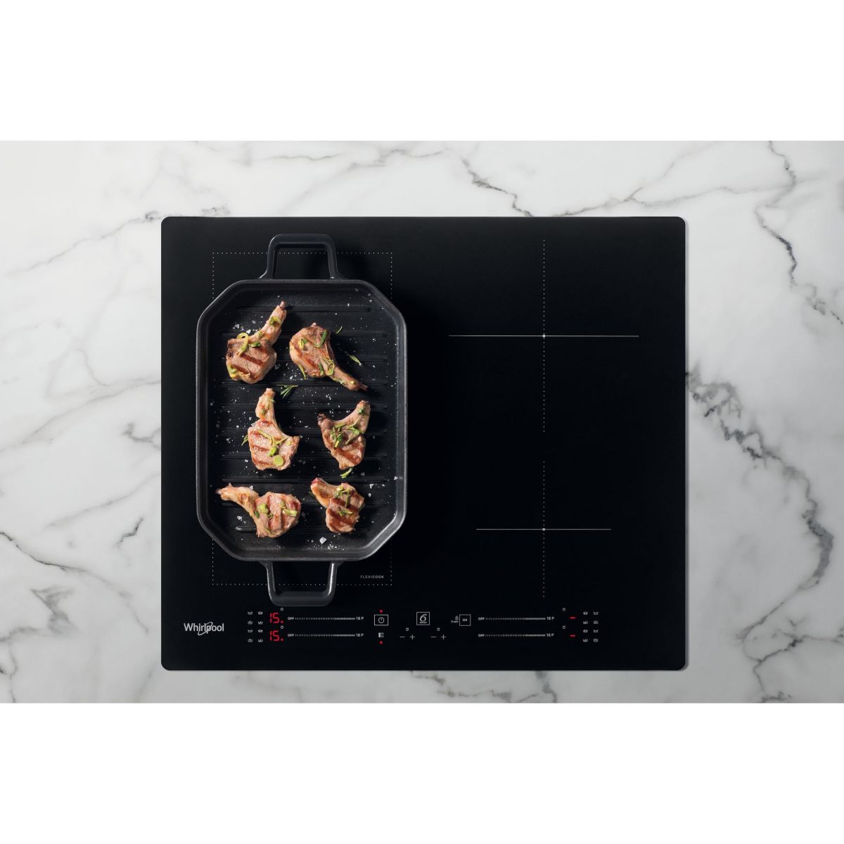 Plaque induction WLS7960NE couleur unique, WHIRLPOOL