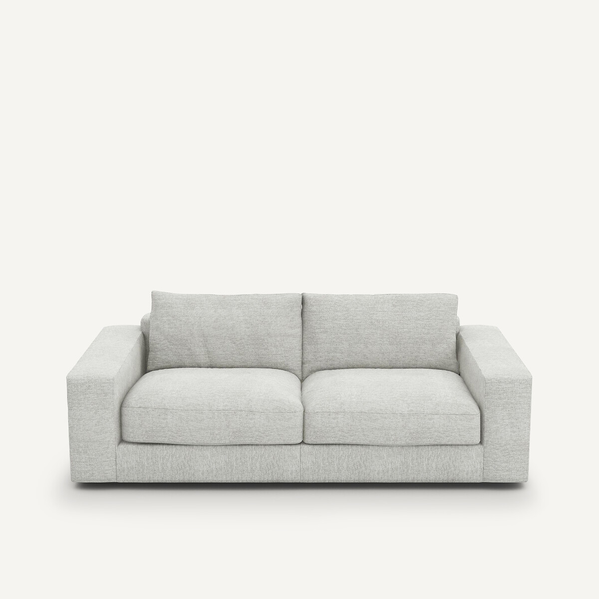 3- oder 4-Sitzer-Sofa, Jaspis-Leinen, Skander grau/weiss, AM.PM
