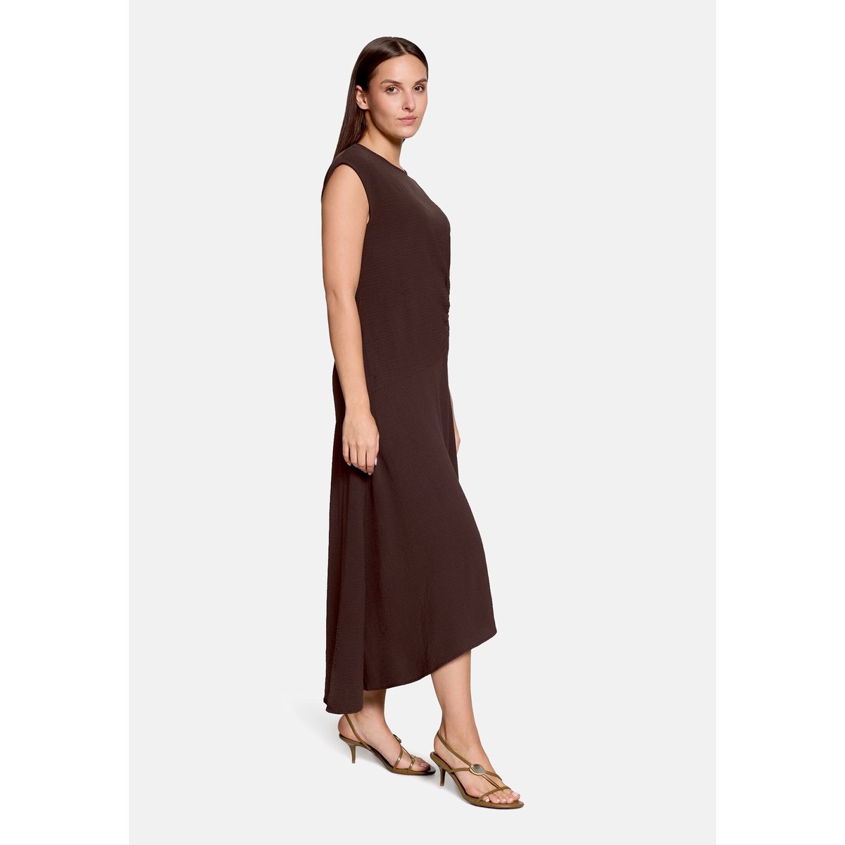 Robe longueur midi à fronce molé, CARTOON