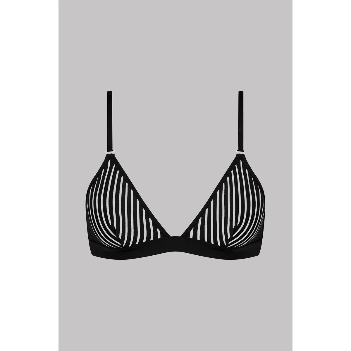 Soutien-gorge triangle BANDE À PART noir, MAISON CLOSE