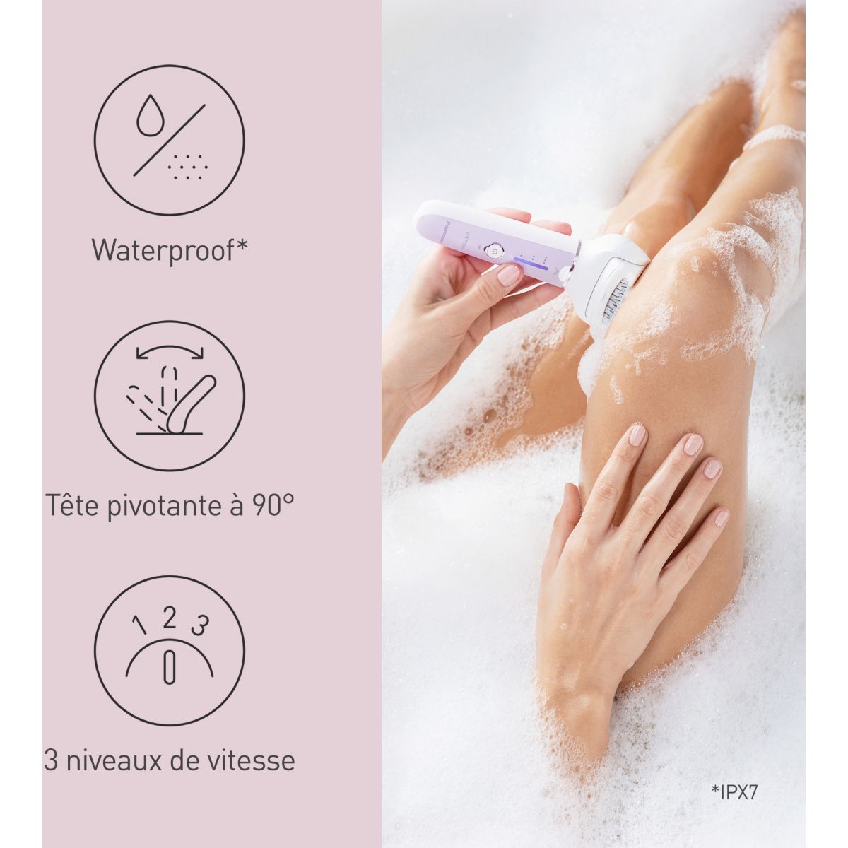 Epilateur électrique ES-EY30AV503 couleur unique, PANASONIC