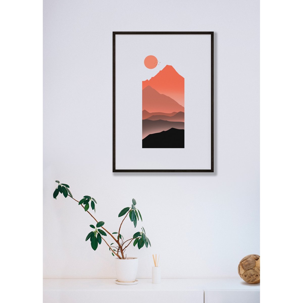 Affiche Montagne du soleil blanc, L'AFFICHERIE