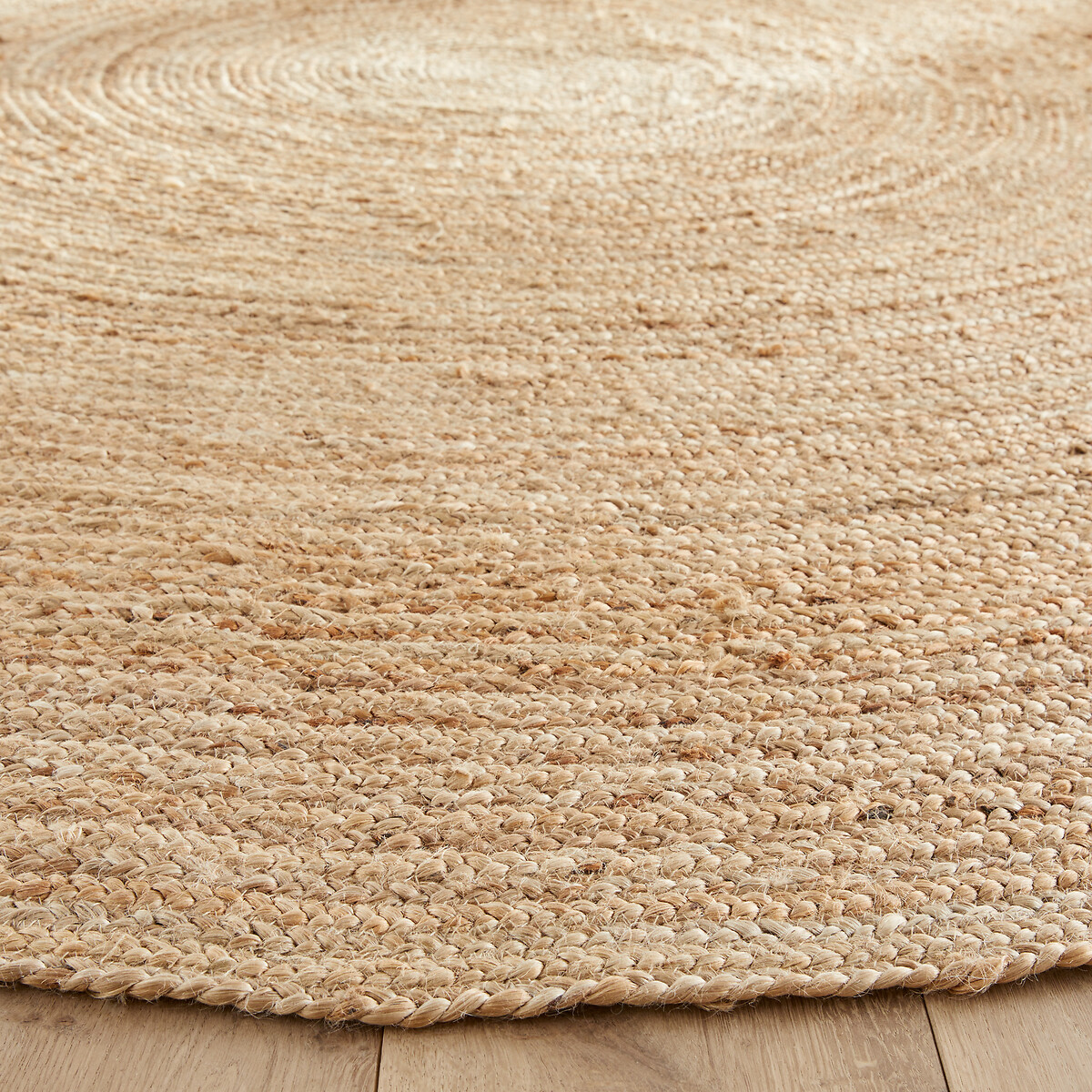 Tapete redondo Ø250 cm em juta, entrançado à mão, Hempy natural, AM.PM
