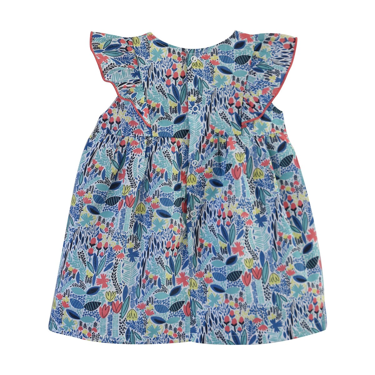 Robe emmanuelle manches courtes bebe blanc, SUCRE D'ORGE