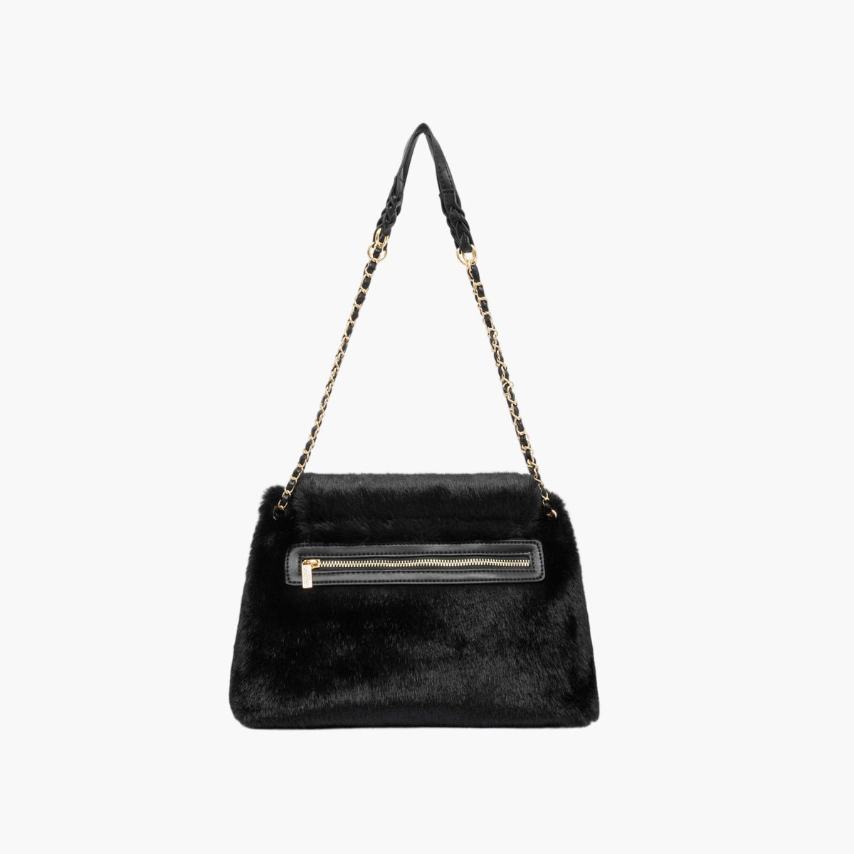Grand sac porté épaule Tigra noir,doré, LOLLIPOPS
