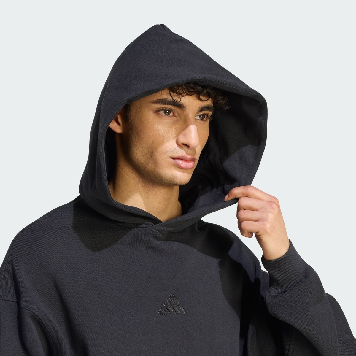 Sweat-Shirt À Capuche Petit Logo Adidas Kit Sweat-Shirt À Capuche Petit Logo Adidas Kit black, ADIDAS SPORTSWEAR